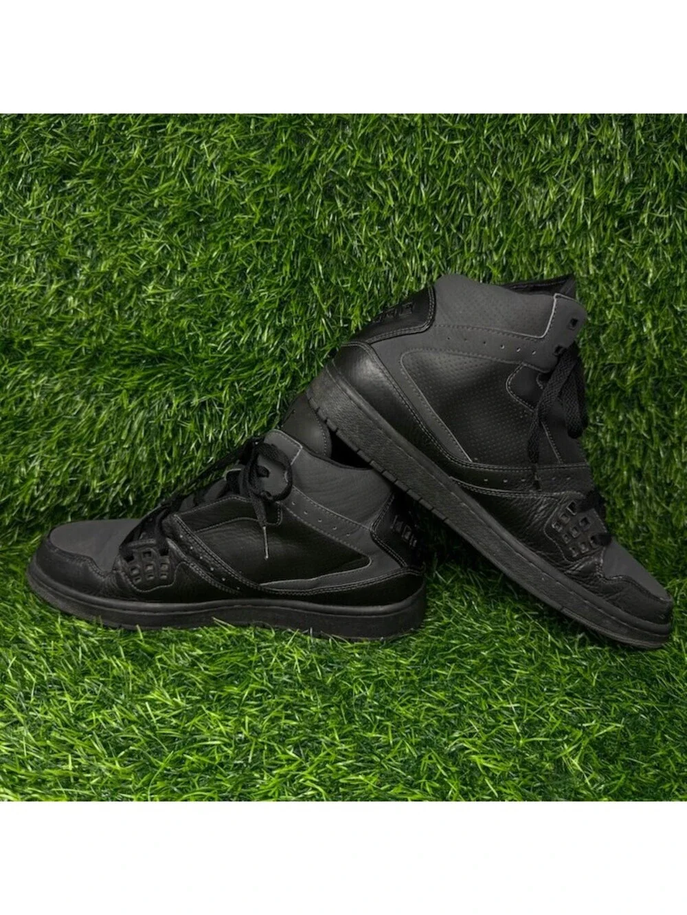 Nike Air Jordan 1 Flight 372704-006 Men's 11 Black Basketball Shoes 2284